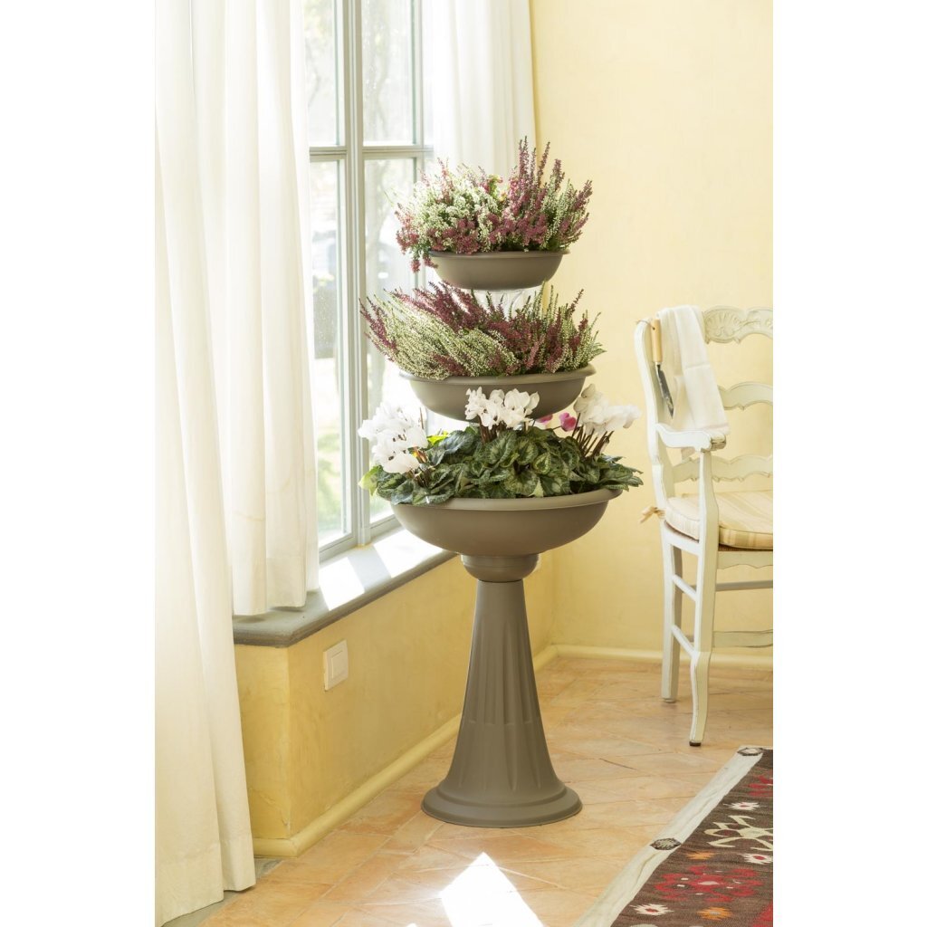 Bama Trevy Fioriera Plantenbak 50x114 cm Taupe - Afbeelding 2