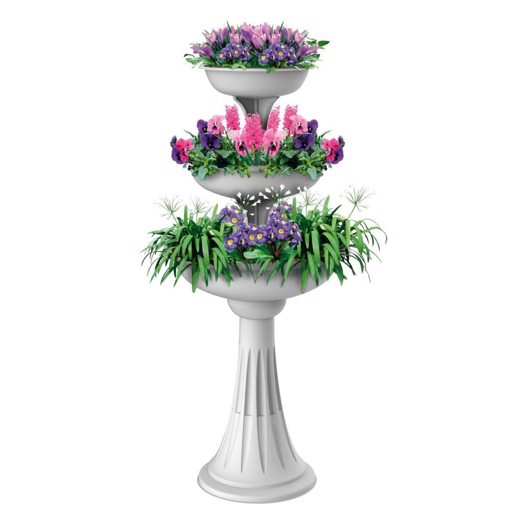 Bama Trevy Fioriera Plantenbak 50x114 cm Wit - Afbeelding 2