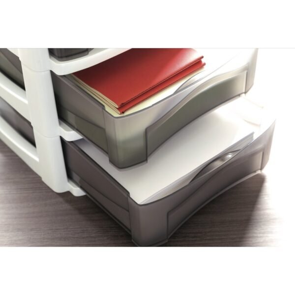 Bama Big Hobby Ladesysteem met 3 Laden 30x30x40 cm Wit/Grijs - Afbeelding 5