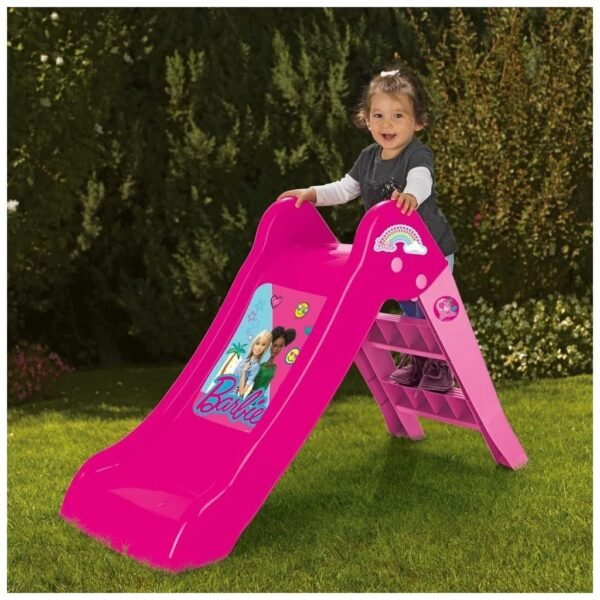 Dolu Barbie Glijbaan 70x111x47 cm Roze - Afbeelding 3