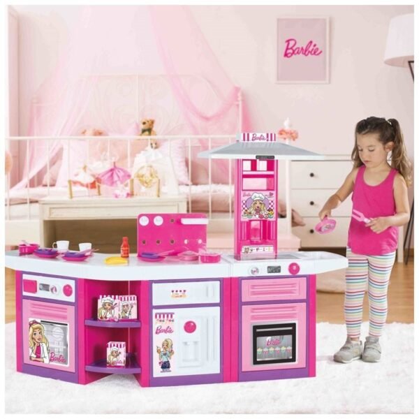 Dolu Barbie Speelkeuken + Geluid Roze - Afbeelding 3