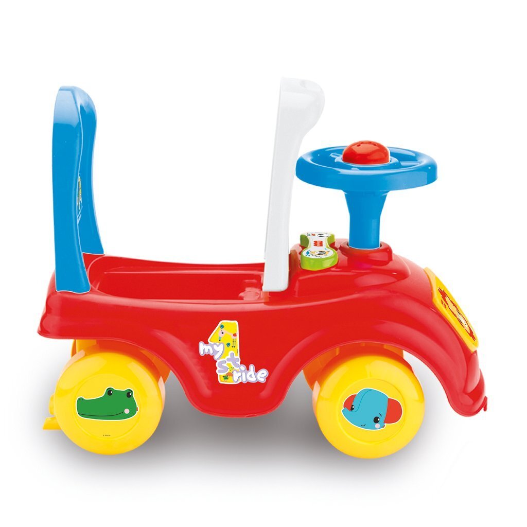 Fisher Price Loopauto + Toeter Rood/Blauw/Geel - Afbeelding 3