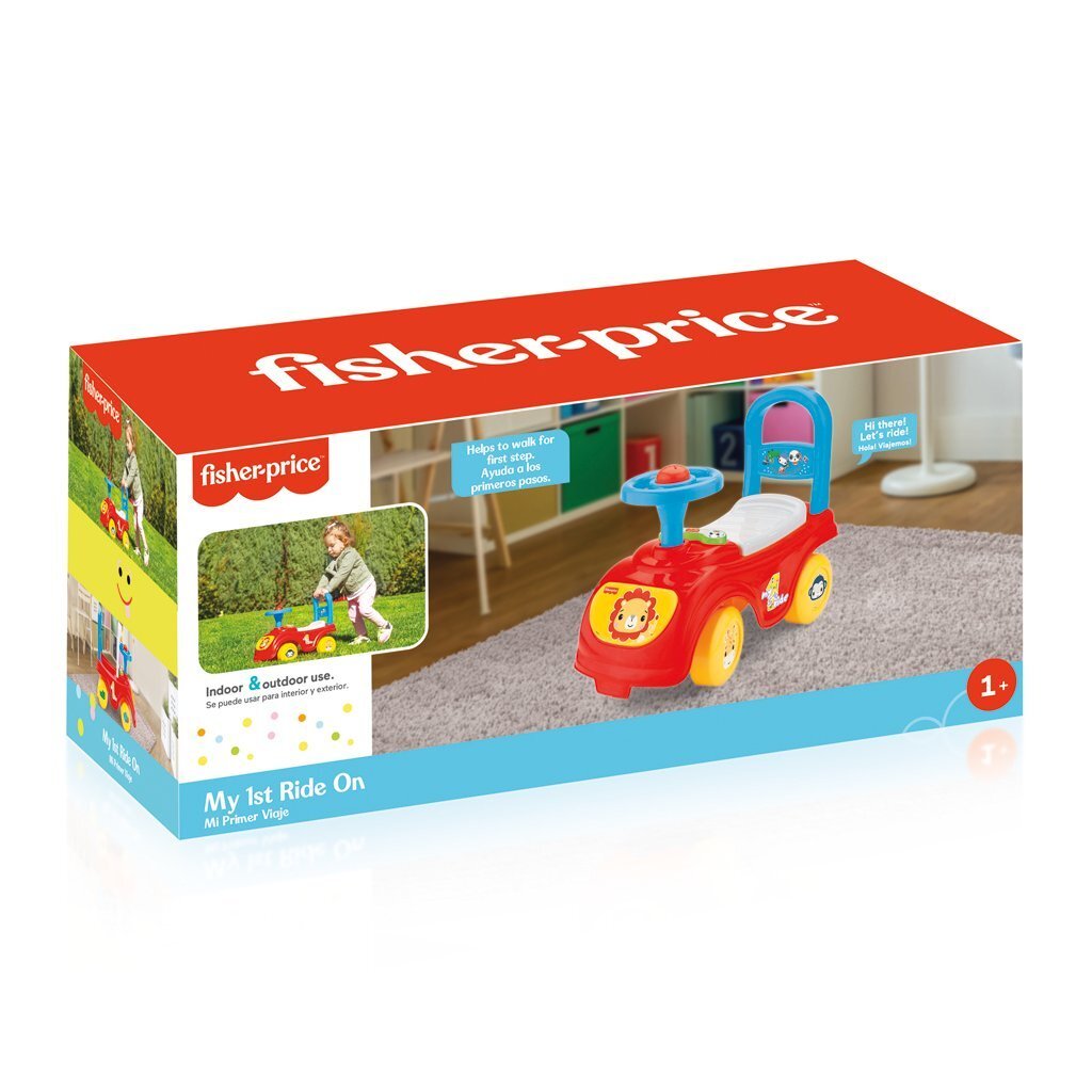 Fisher Price Loopauto + Toeter Rood/Blauw/Geel - Afbeelding 5