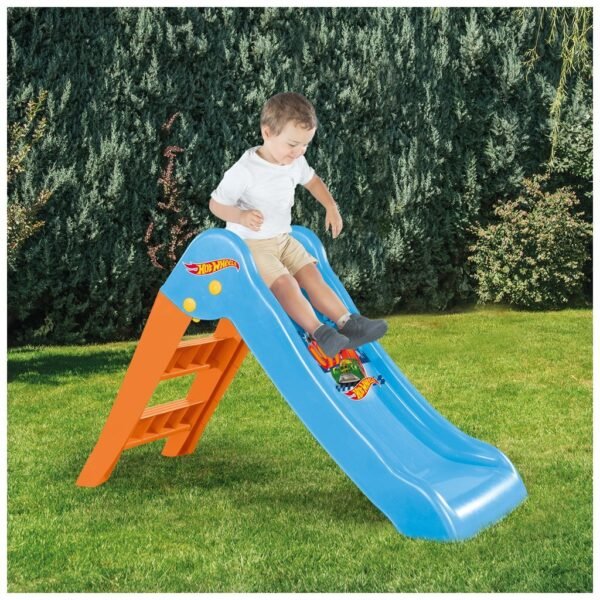 Dolu Hot Wheels Glijbaan 70x111x47 cm Blauw/Oranje - Afbeelding 2