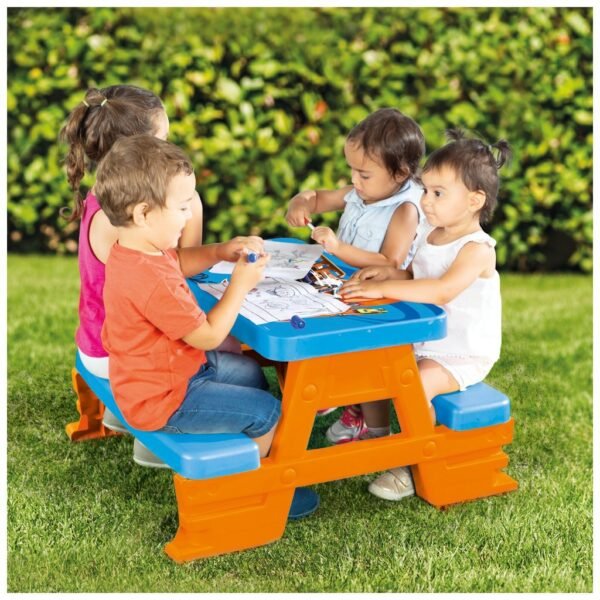Dolu Hot Wheels Picknicktafel Blauw/Oranje - Afbeelding 2