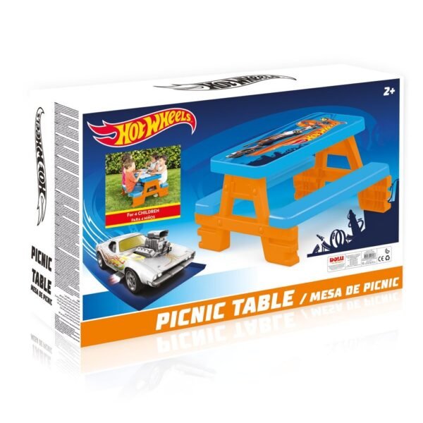 Dolu Hot Wheels Picknicktafel Blauw/Oranje - Afbeelding 3
