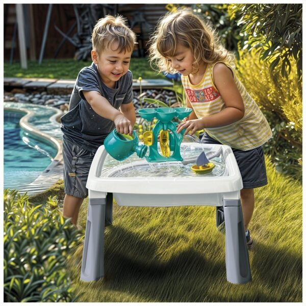 Dolu Zand-Watertafel + Accessoires Wit/Grijs - Afbeelding 4