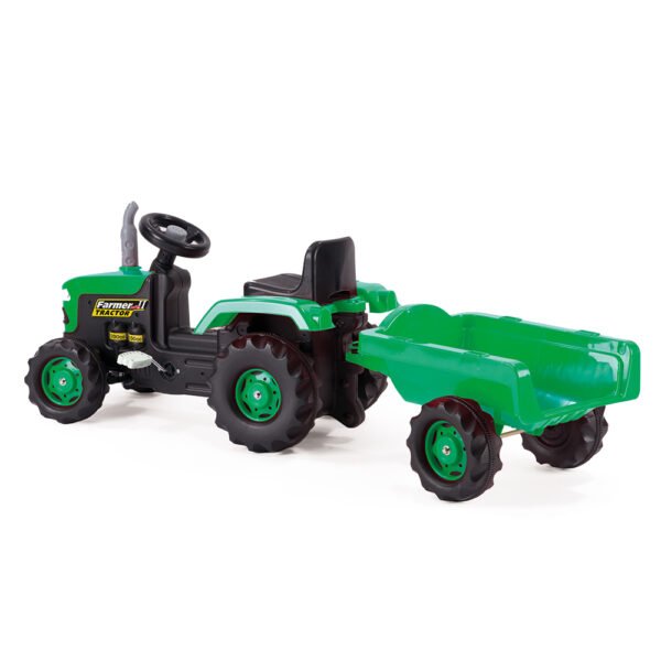 Dolu Pedaal Trekker met Aanhanger Groen - Afbeelding 2