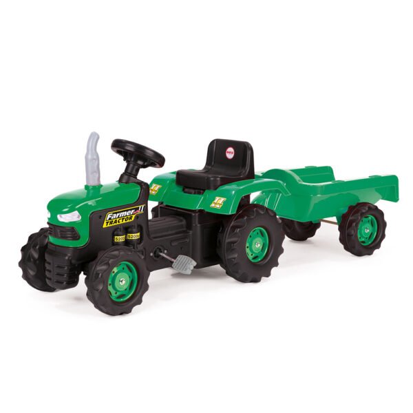Dolu Pedaal Trekker met Aanhanger Groen - Afbeelding 3