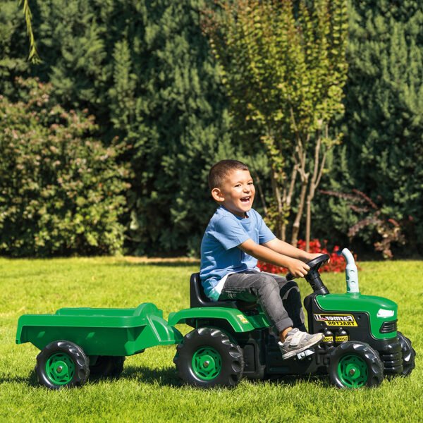Dolu Pedaal Trekker met Aanhanger Groen - Afbeelding 4