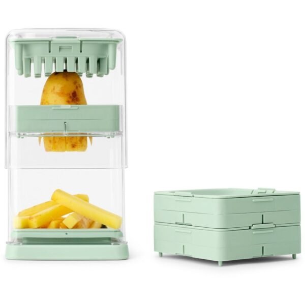 Brabantia Tasty+ Groentesnijder Jade Groen/Transparant - Afbeelding 2