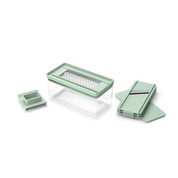 Brabantia Tasty+ Mandoline Set Jade Green/Transparant - Afbeelding 4