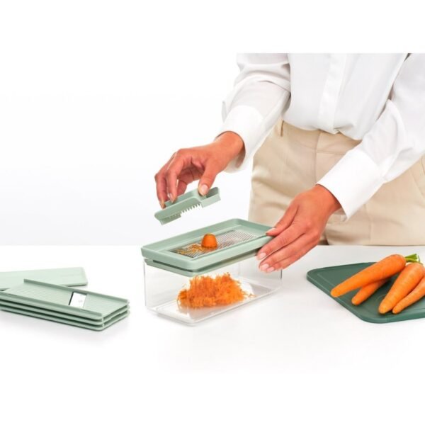 Brabantia Tasty+ Mandoline Set Jade Green/Transparant - Afbeelding 6