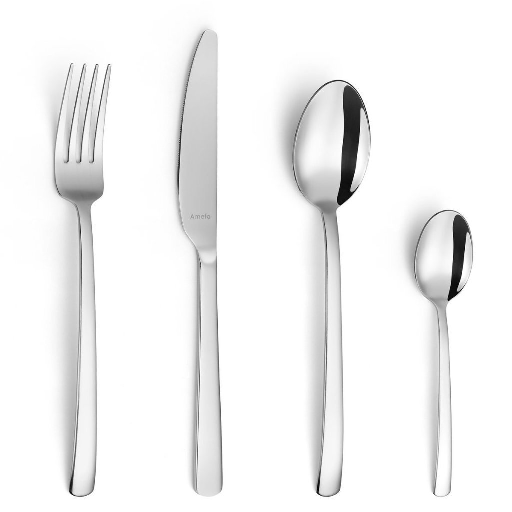 Amefa Pontis Bestekset 24-delig Zilver/RVS - Afbeelding 2