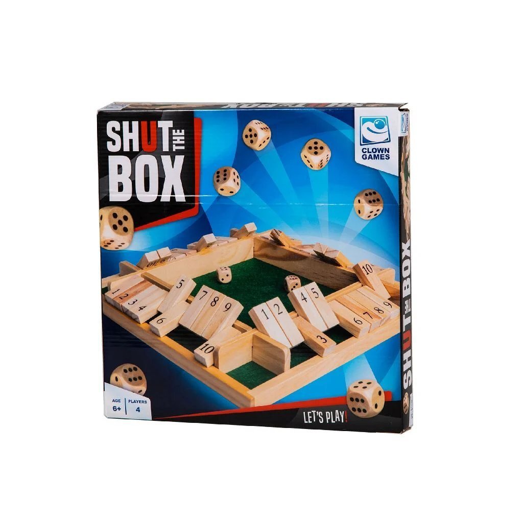 Clown Games Shut The Box Hout - Afbeelding 2