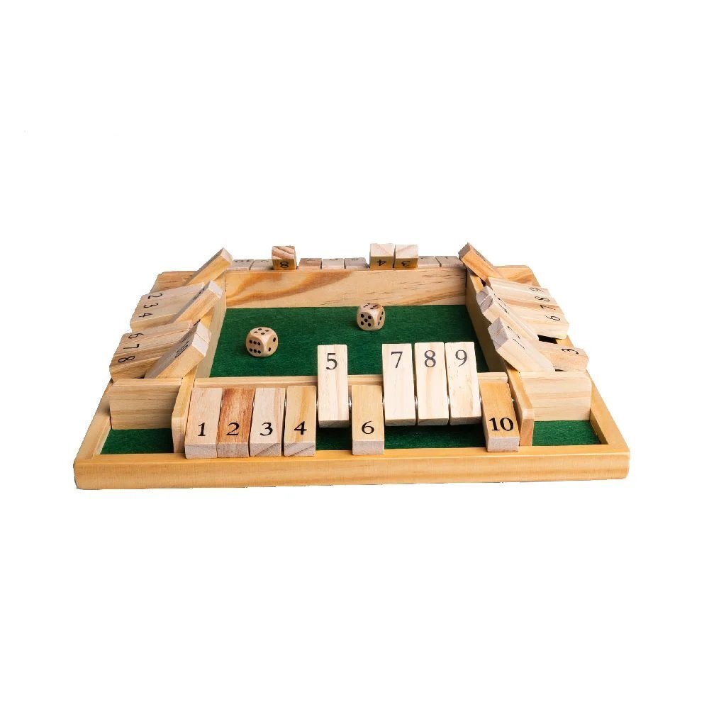 Clown Games Shut The Box Hout - Afbeelding 3