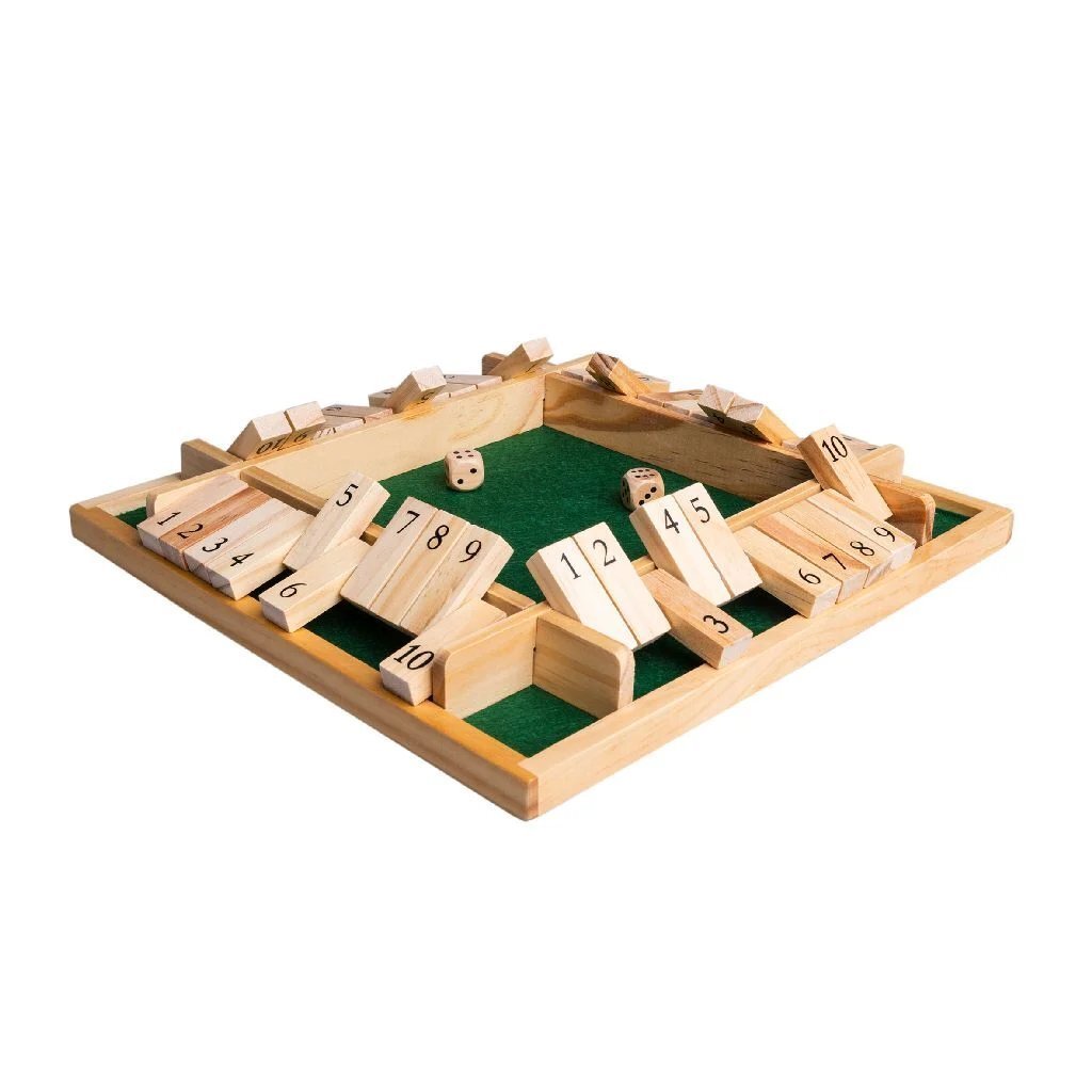 Clown Games Shut The Box Hout - Afbeelding 4