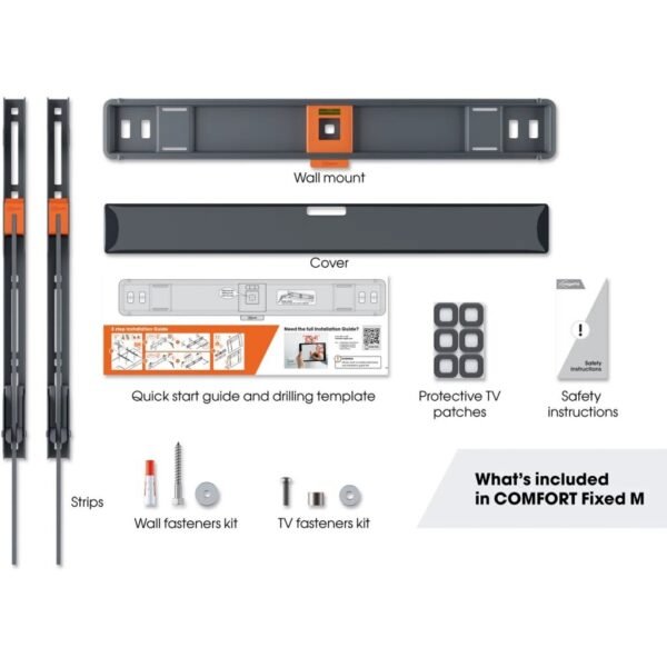 Vogel's TVM 3405 BL Vaste TV-Beugel voor Schermen van 32 tot 77 Inch Zwart - Afbeelding 6