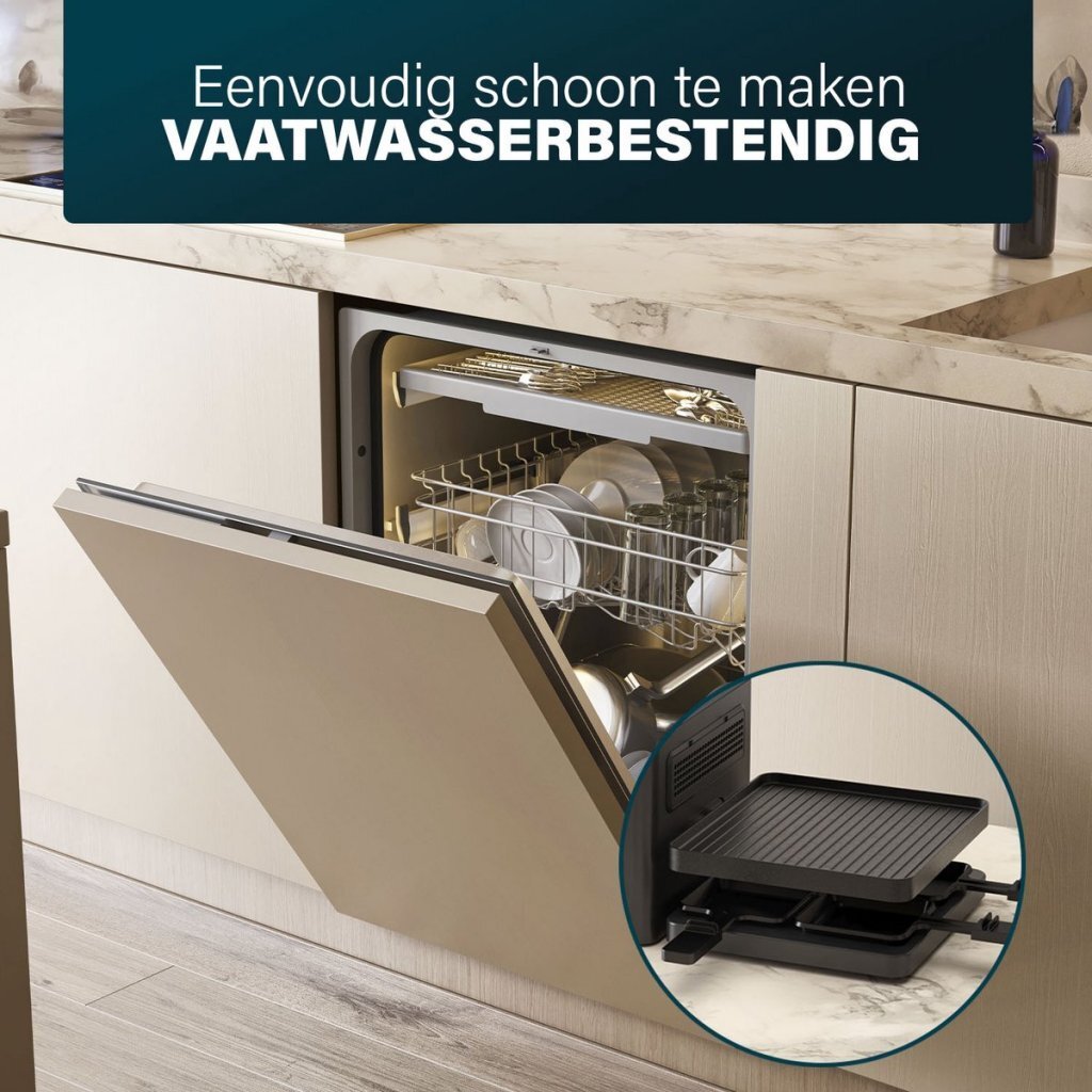 Princess 162660 Raclette Purify 8 Personen Zwart - Afbeelding 6