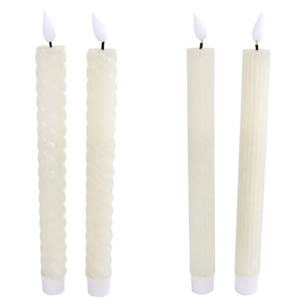 LED Kaarsen Moving Light + Timer 2 Stuks Ivoor Assorti