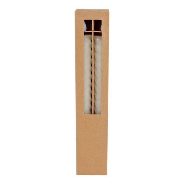 LED Kaarsen Moving Light + Timer 2 Stuks Ivoor Assorti - Afbeelding 2