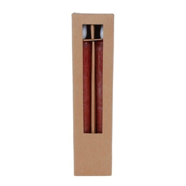 LED Kaarsen + Afstandsbediening 2 Stuks Rood - Afbeelding 2