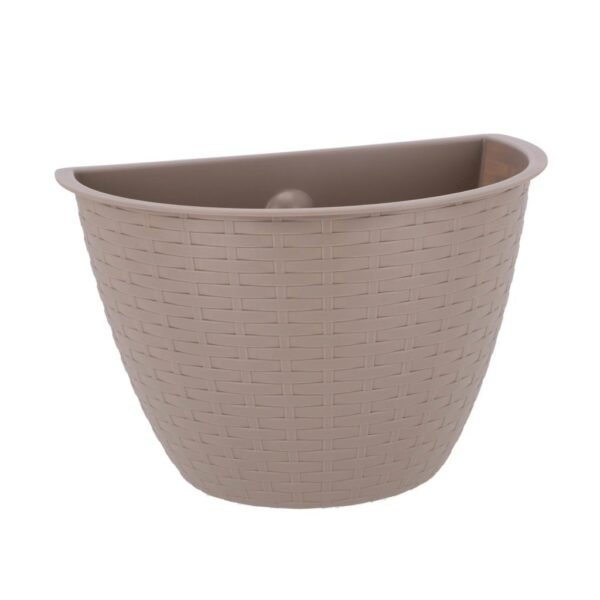Bloembak Muur Dijon 26 cm Taupe - Afbeelding 2