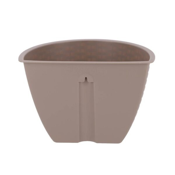 Bloembak Muur Dijon 26 cm Taupe - Afbeelding 3