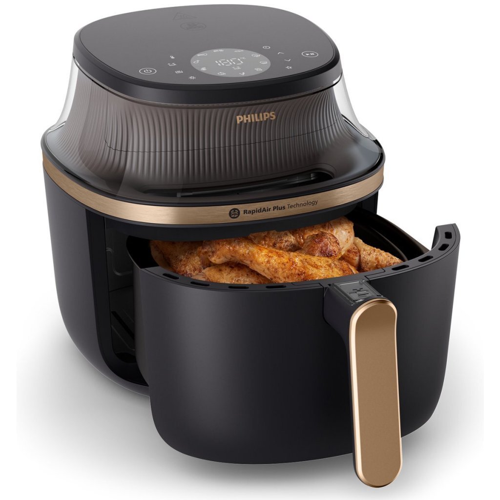 Philips NA342/00 3000 Series Airfryer 7.2L 2000W Zwart/Goud - Afbeelding 3