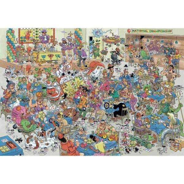 Jumbo Puzzel Jan Van Haasteren NK Mens Erger Je Niet 2000 Stukjes - Afbeelding 2