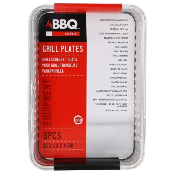 BBQ Grillschalen 32x23x4 cm 4 Stuks - Afbeelding 3