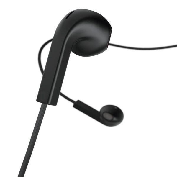 Hama Oordopjes Advance Earbuds Microfoon Platte Kabel Zwart - Afbeelding 3