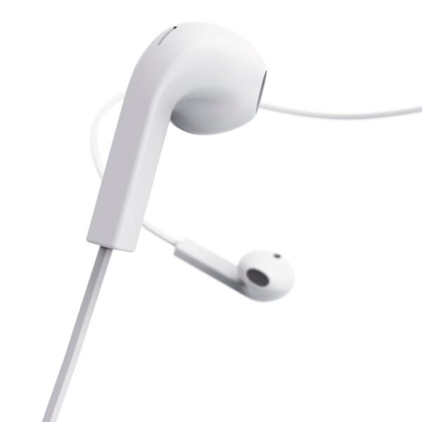 Hama Oordopjes Advance Earbuds Microfoon Platte Kabel Wit - Afbeelding 3